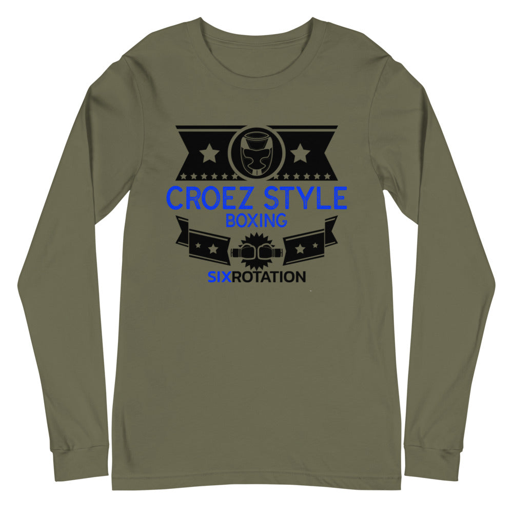 Six Rotation Croez Boxing Unisex Long Sleeve Tee