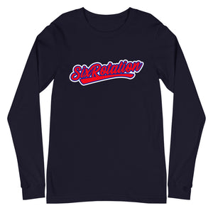 Six Rotation Script Unisex Long Sleeve Tee