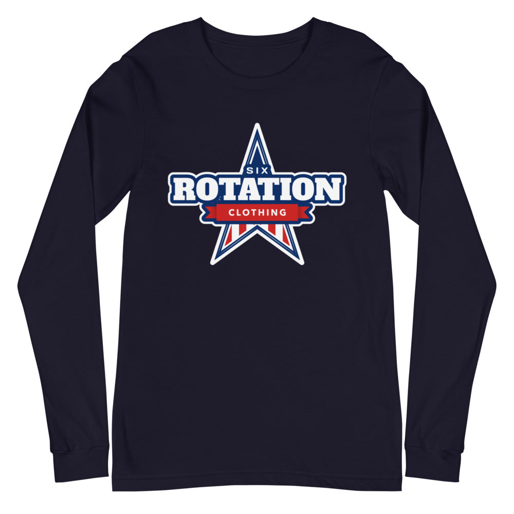 Six Rotation Patriot Unisex Long Sleeve Tee