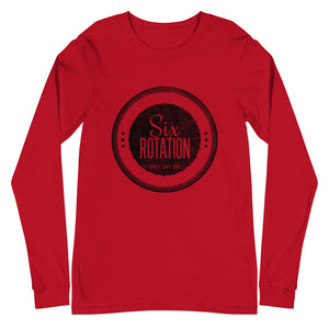 Six Rotation Stamp Unisex Long Sleeve Tee