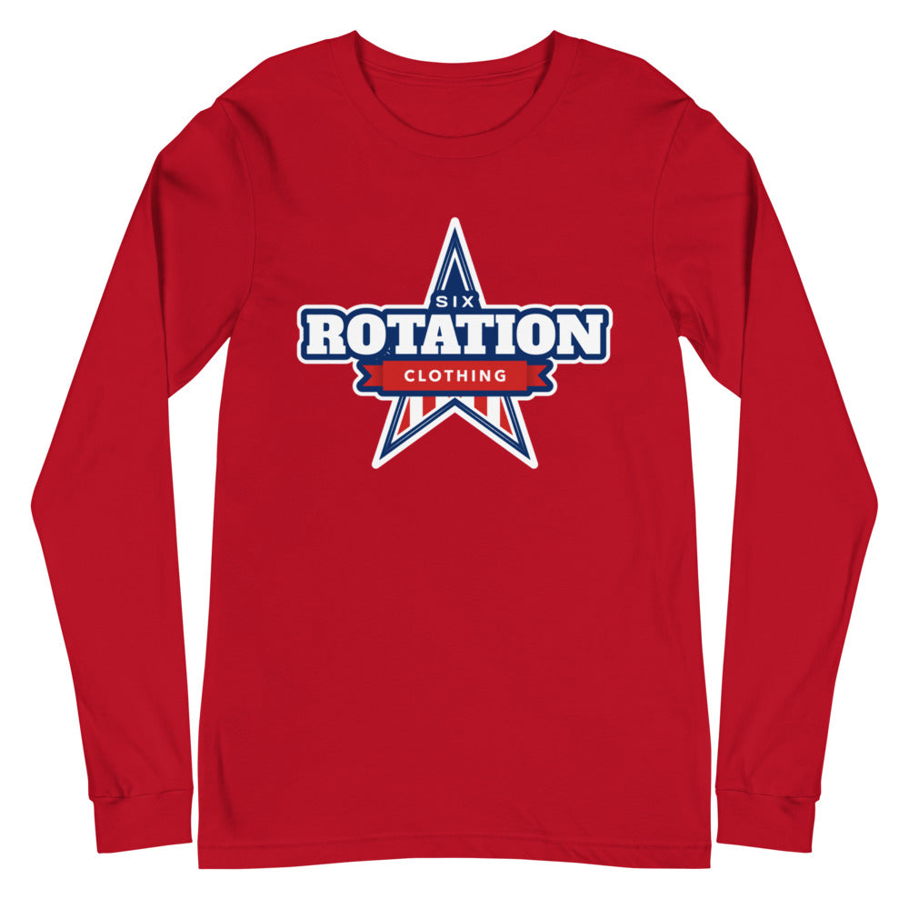 Six Rotation Patriot Unisex Long Sleeve Tee