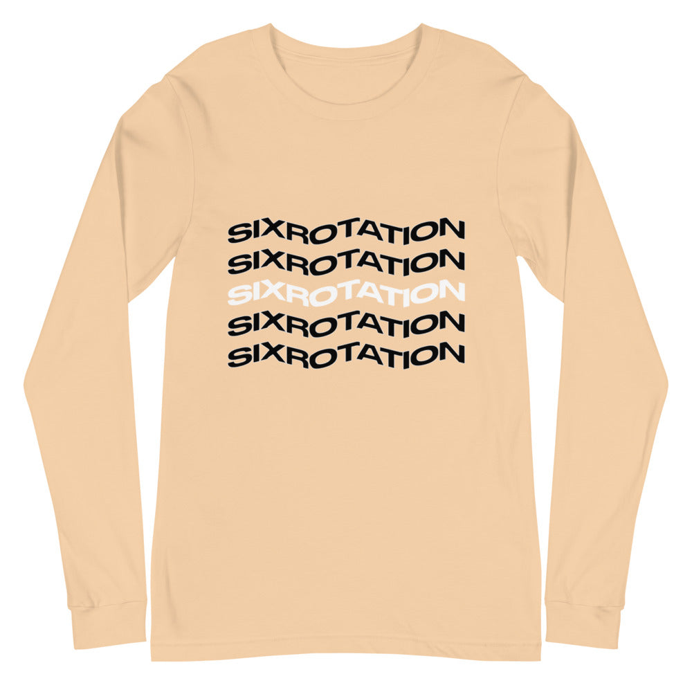 Six Rotation Fold Unisex Long Sleeve Tee