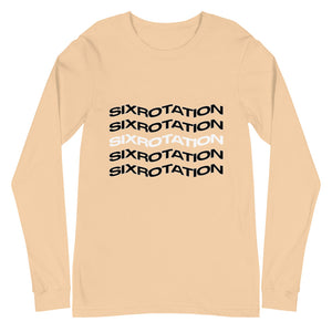 Six Rotation Fold Unisex Long Sleeve Tee