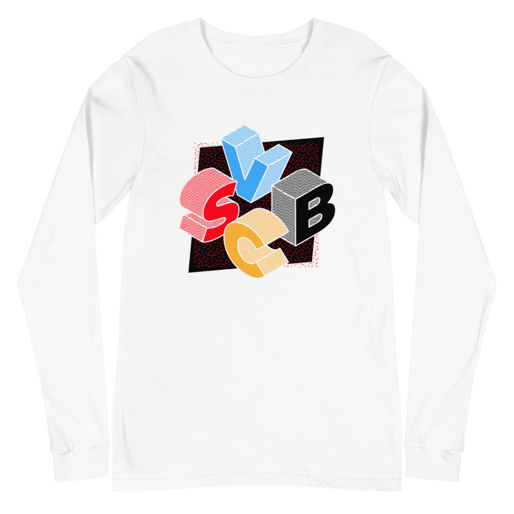 Strikers Blocks Unisex Long Sleeve Tee