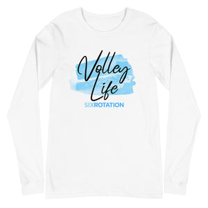 Six Rotation Volley Life Unisex Long Sleeve Tee