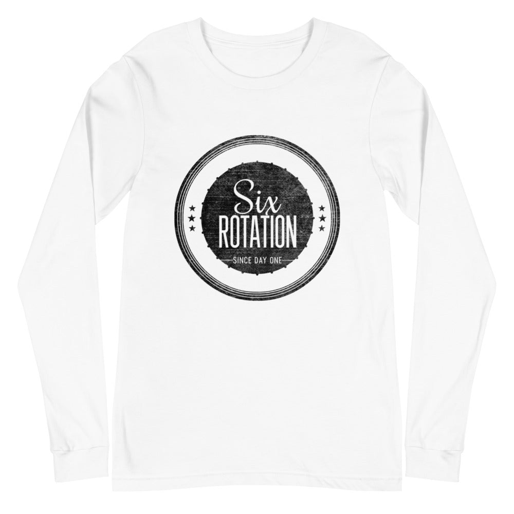 Six Rotation Stamp Unisex Long Sleeve Tee