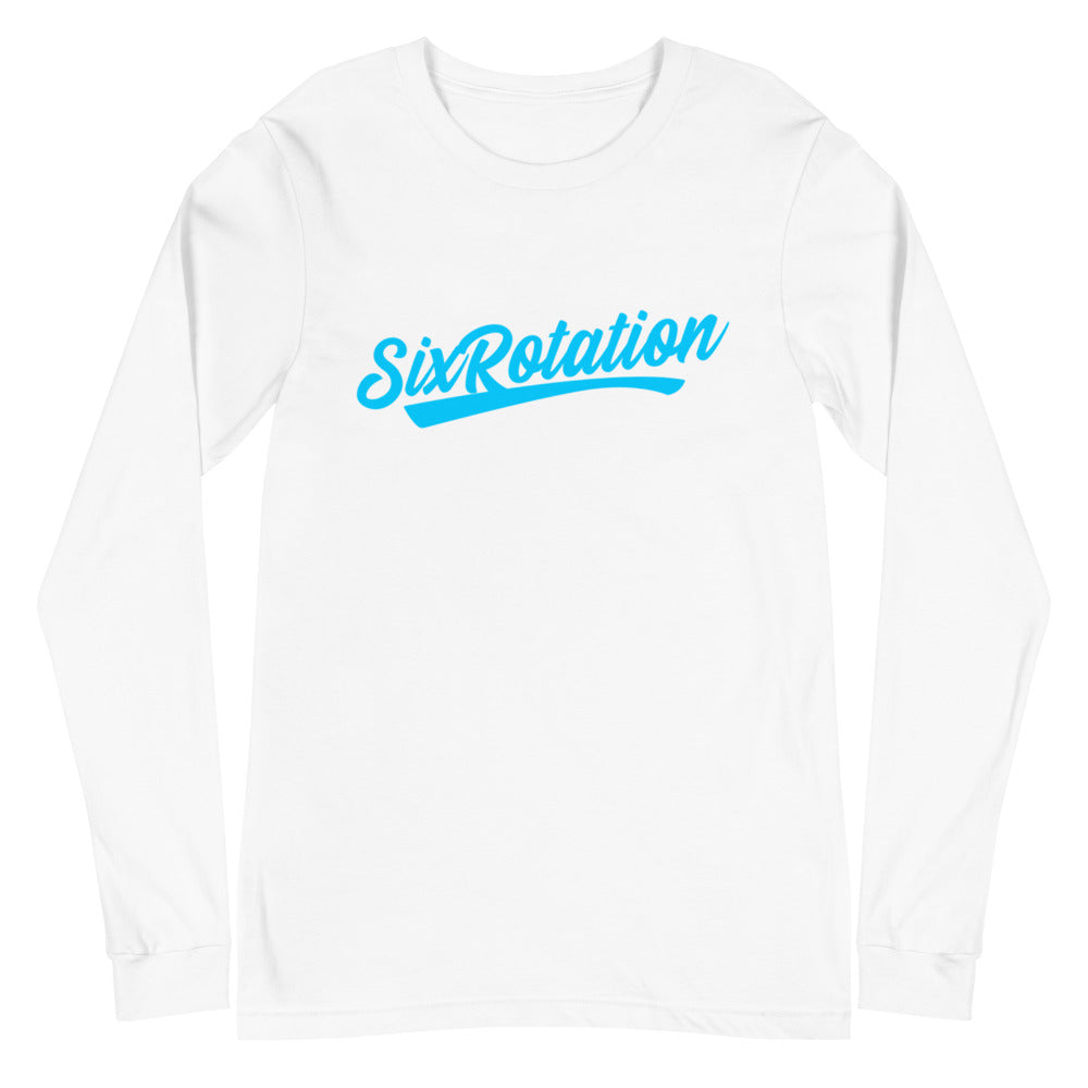 Six Rotation Script Unisex Long Sleeve Tee