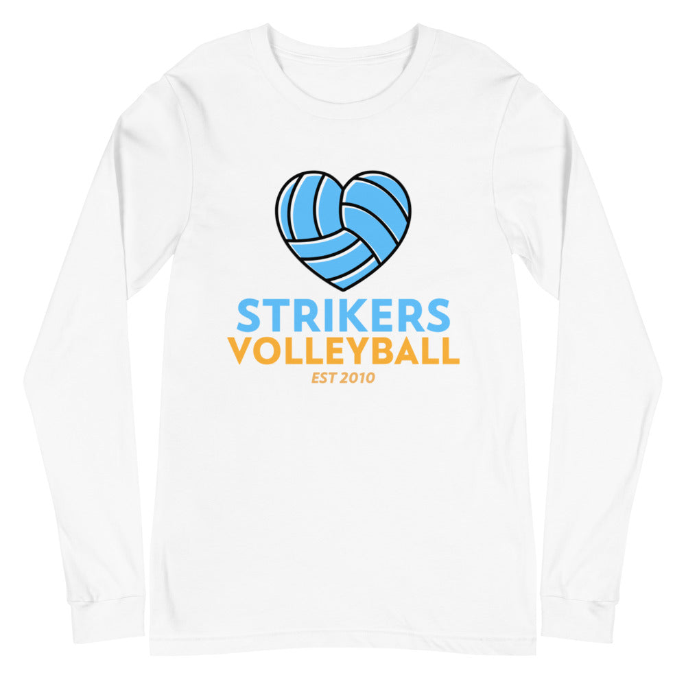 Strikers Volleyheart Unisex Long Sleeve Tee