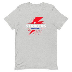 Strikers Red Bolt Short-Sleeve Unisex T-Shirt