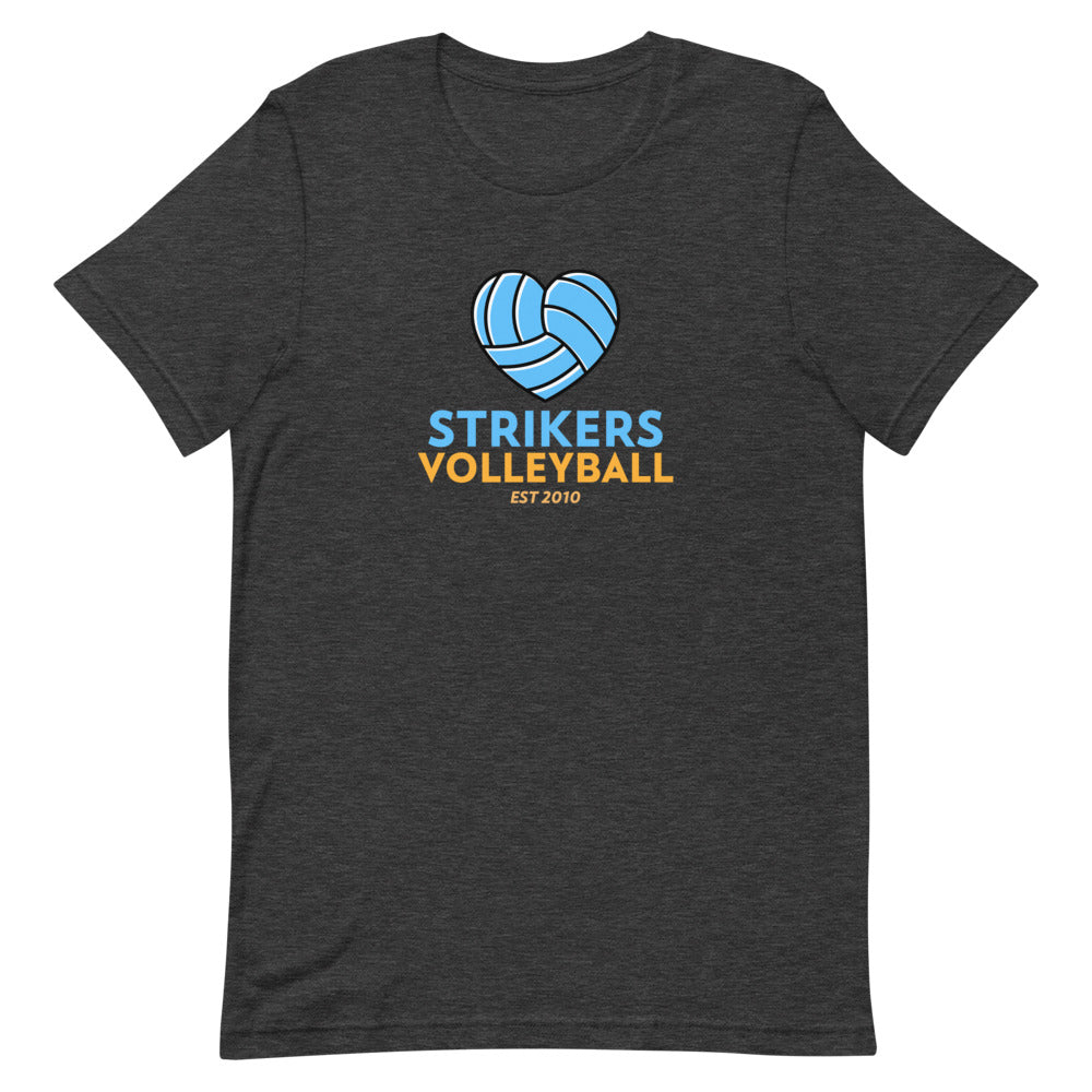 Strikers Classic Heart Short-Sleeve Unisex T-Shirt