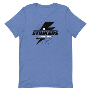 Strikers Black Bolt Short-Sleeve Unisex T-Shirt