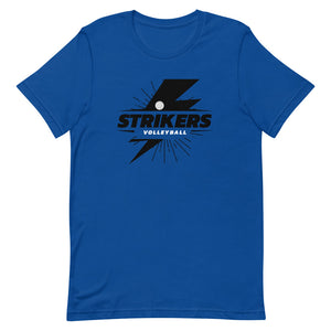 Strikers Black Bolt Short-Sleeve Unisex T-Shirt