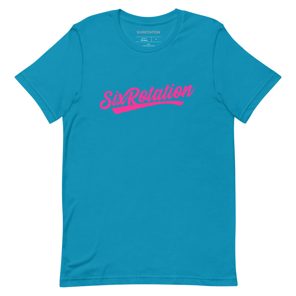 Six Rotation Script Short-Sleeve Unisex T-Shirt