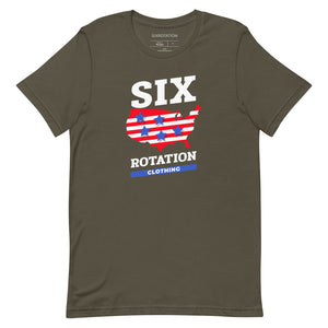 Six Rotation Land of the Free Short-Sleeve Unisex T-Shirt