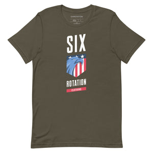 Six Rotation Eagle Short-Sleeve Unisex T-Shirt