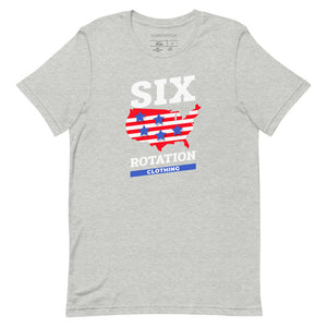 Six Rotation Land of the Free Short-Sleeve Unisex T-Shirt