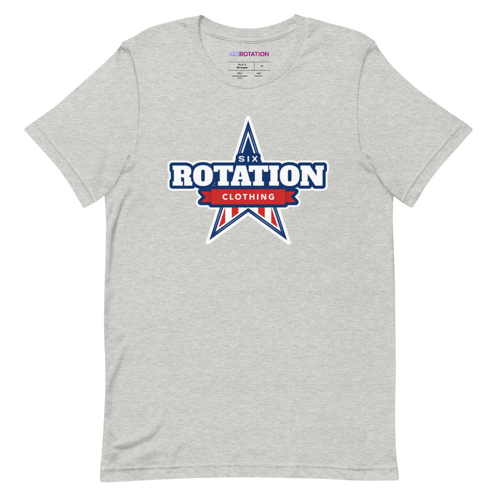 Six Rotation Star Short-Sleeve Unisex T-Shirt