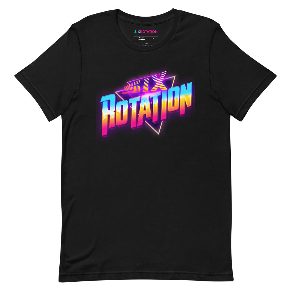 Six Rotation Neon Short-Sleeve Unisex T-Shirt