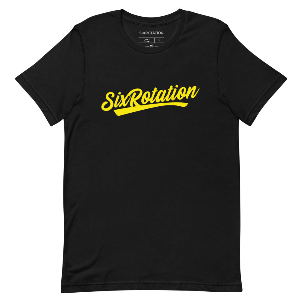 Six Rotation Script Short-Sleeve Unisex T-Shirt