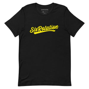 Six Rotation Script Short-Sleeve Unisex T-Shirt