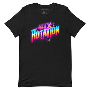 Six Rotation Neon Short-Sleeve Unisex T-Shirt