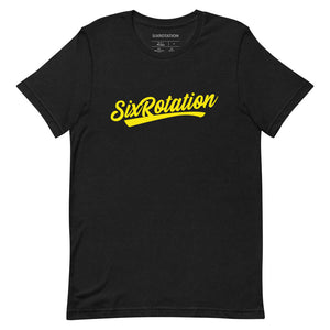 Six Rotation Script Short-Sleeve Unisex T-Shirt