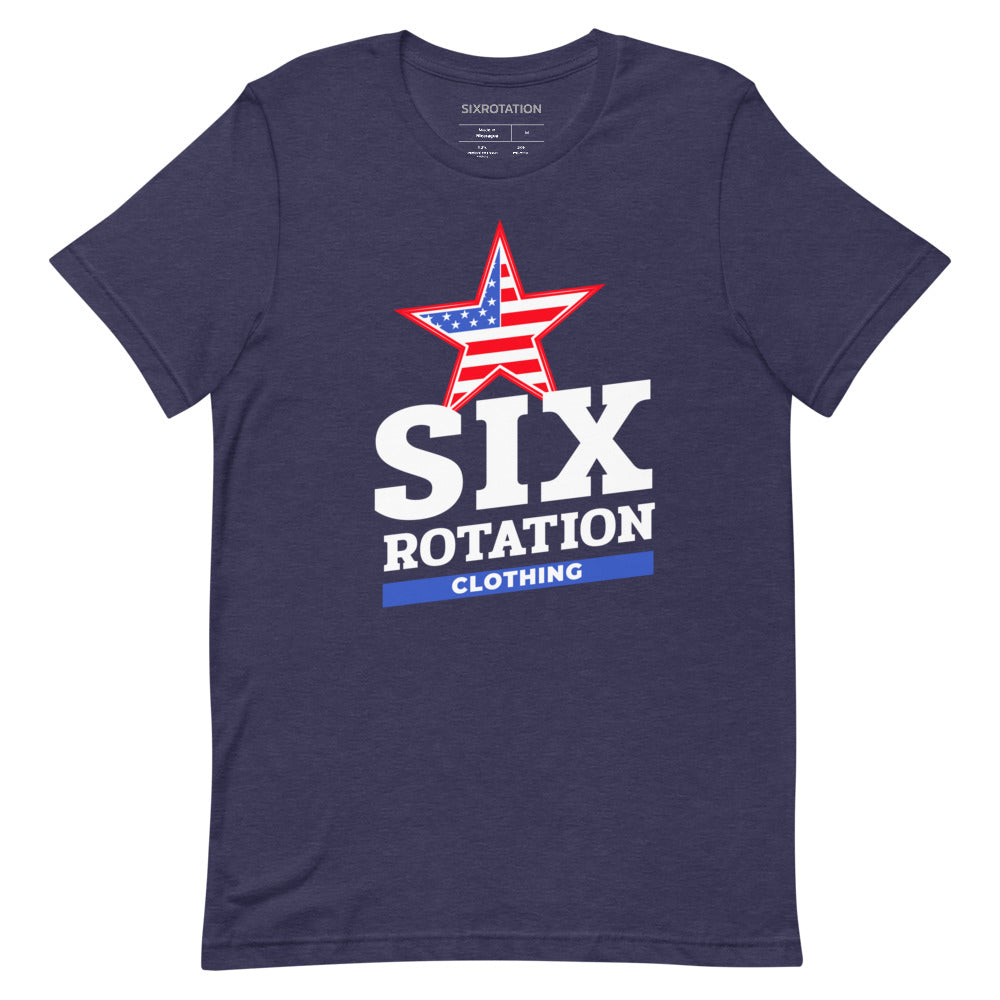 Six Rotation Patriot Short-Sleeve Unisex T-Shirt