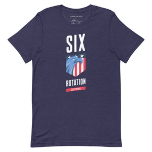 Six Rotation Eagle Short-Sleeve Unisex T-Shirt