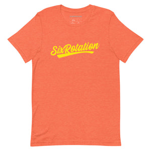 Six Rotation Script Short-Sleeve Unisex T-Shirt