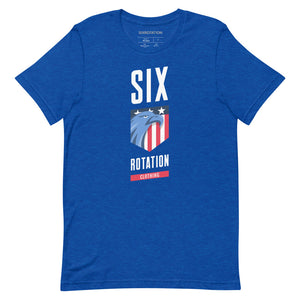 Six Rotation Eagle Short-Sleeve Unisex T-Shirt