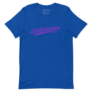 Six Rotation Script Short-Sleeve Unisex T-Shirt