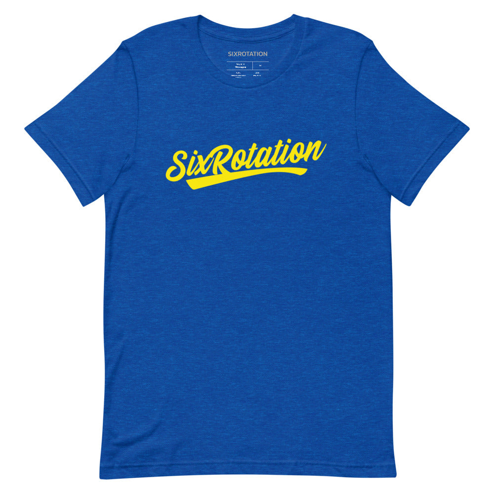 Six Rotation Script Short-Sleeve Unisex T-Shirt