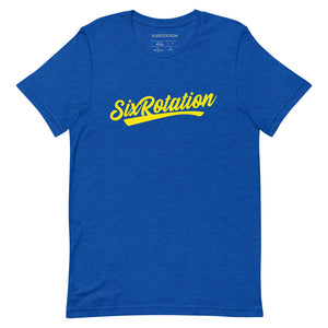 Six Rotation Script Short-Sleeve Unisex T-Shirt