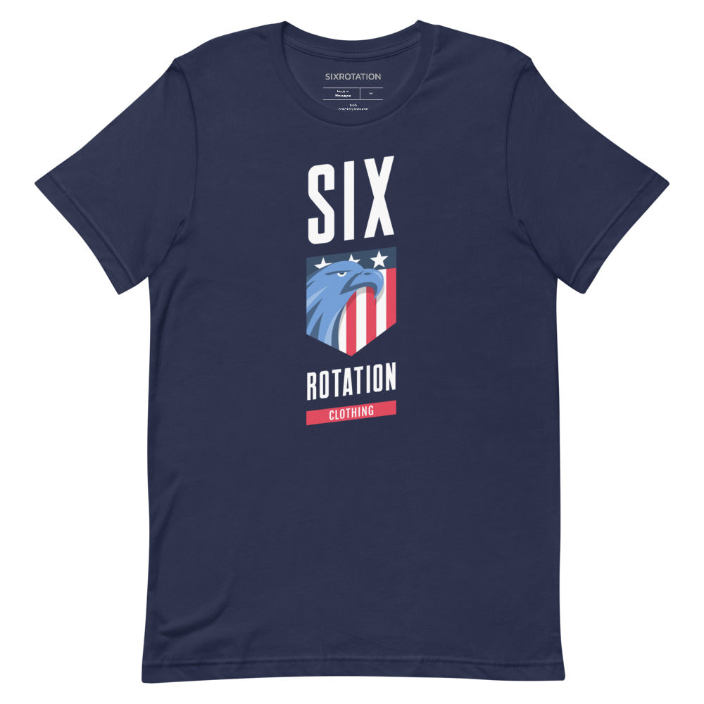 Six Rotation Eagle Short-Sleeve Unisex T-Shirt