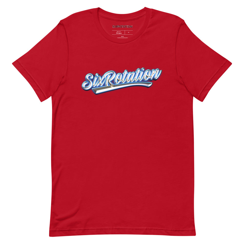 Six Rotation Script Short-Sleeve Unisex T-Shirt