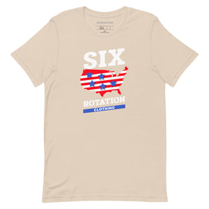 Six Rotation Land of the Free Short-Sleeve Unisex T-Shirt