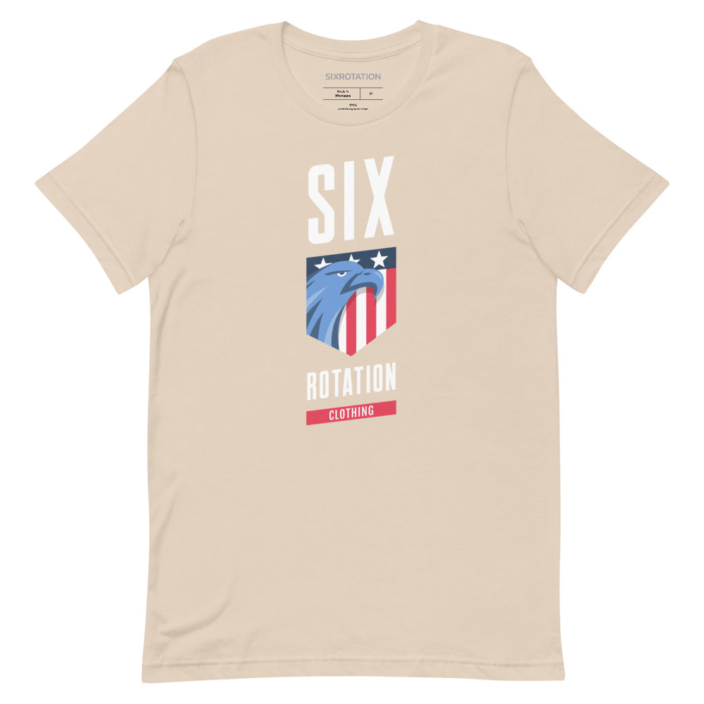 Six Rotation Eagle Short-Sleeve Unisex T-Shirt