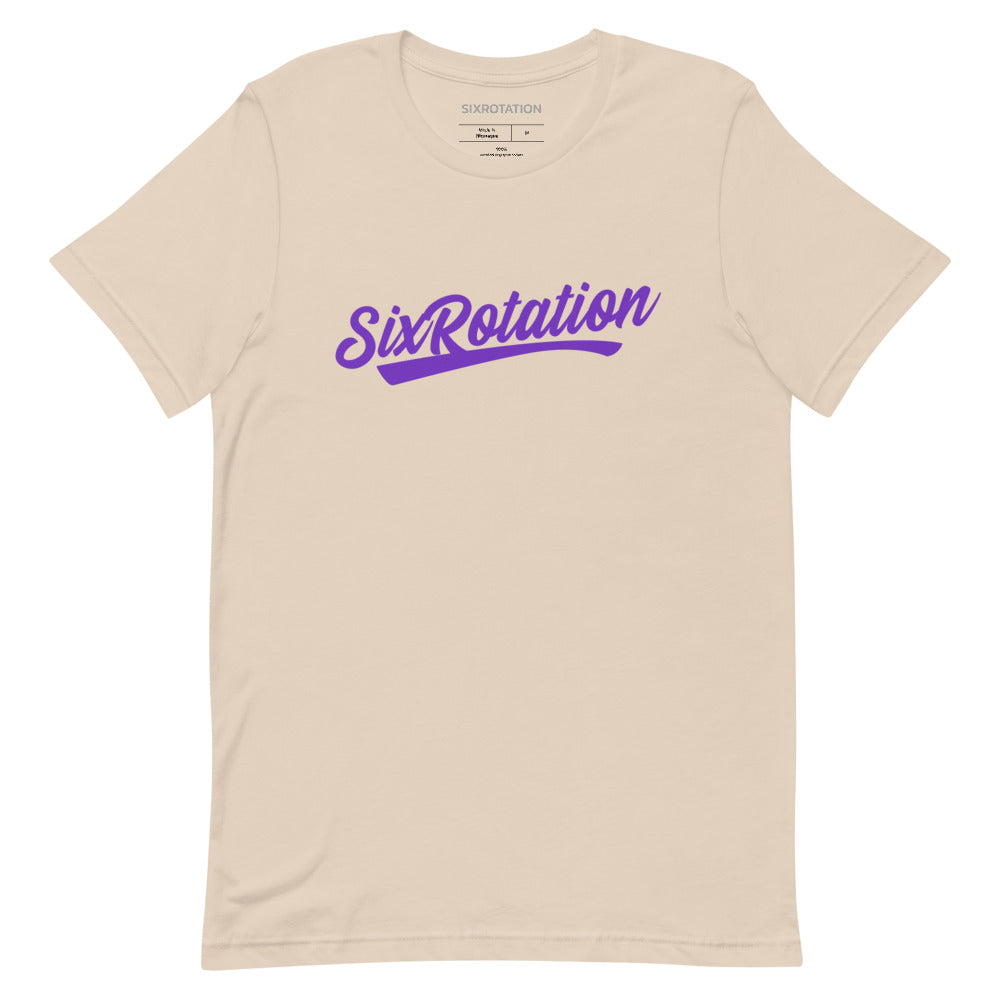 Six Rotation Script Short-Sleeve Unisex T-Shirt