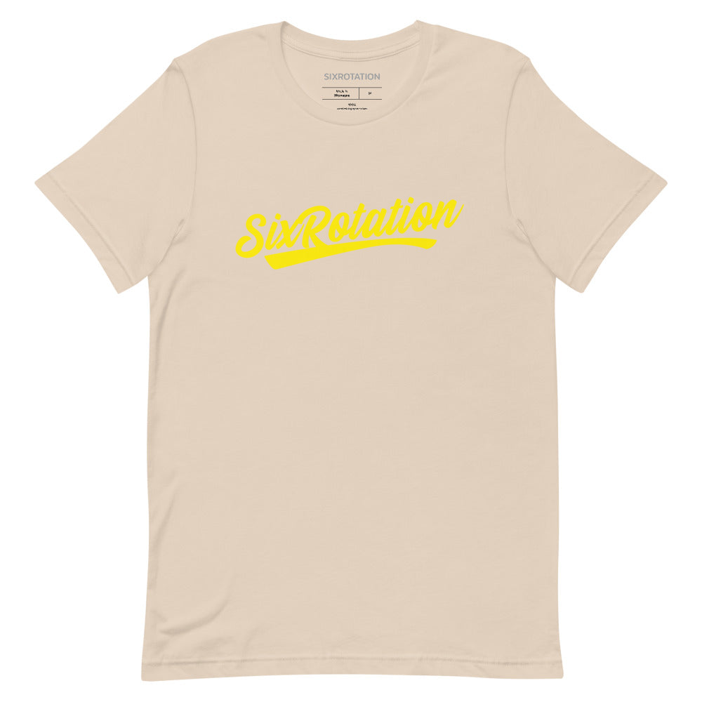 Six Rotation Script Short-Sleeve Unisex T-Shirt