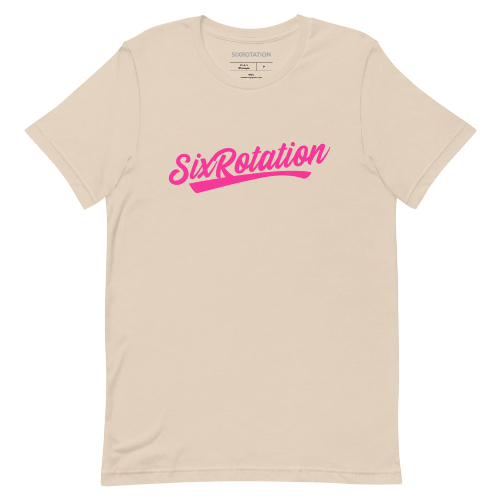 Six Rotation Script Short-Sleeve Unisex T-Shirt