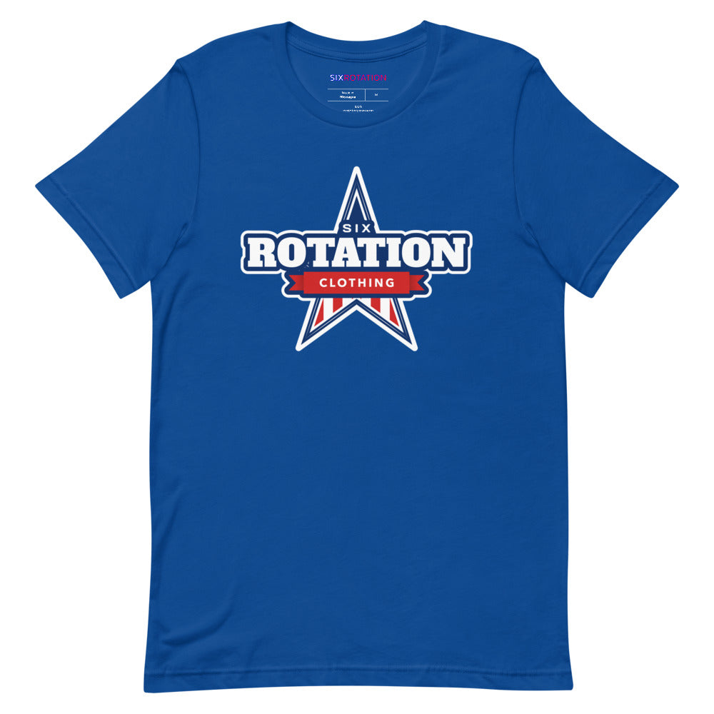 Six Rotation Star Short-Sleeve Unisex T-Shirt