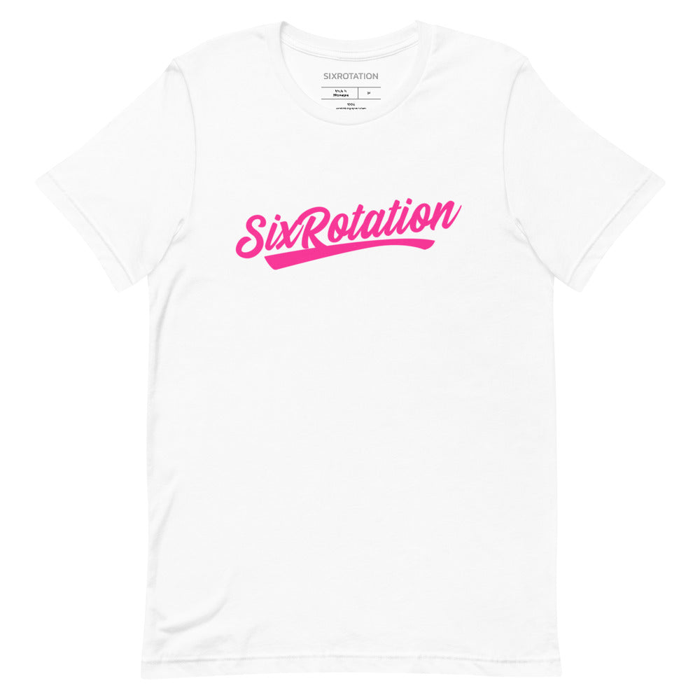 Six Rotation Script Short-Sleeve Unisex T-Shirt