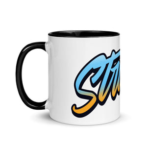 Strikers Classic Script Mug with Color Inside