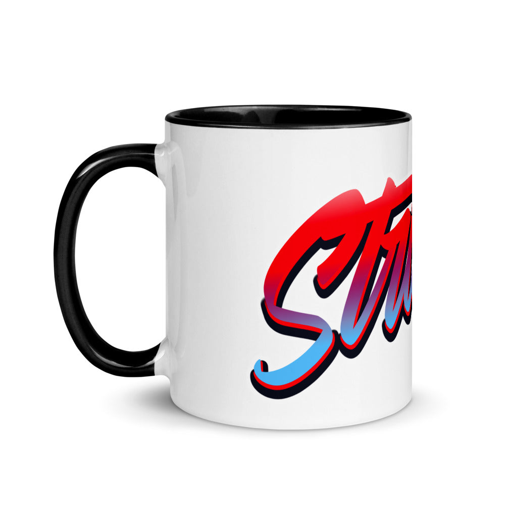 Strikers Script Mug with Color Inside