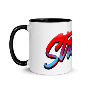 Strikers Script Mug with Color Inside