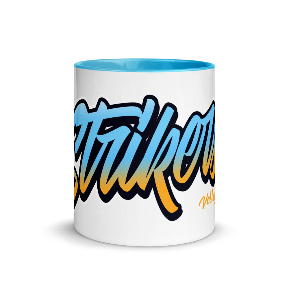 Strikers Classic Script Mug with Color Inside