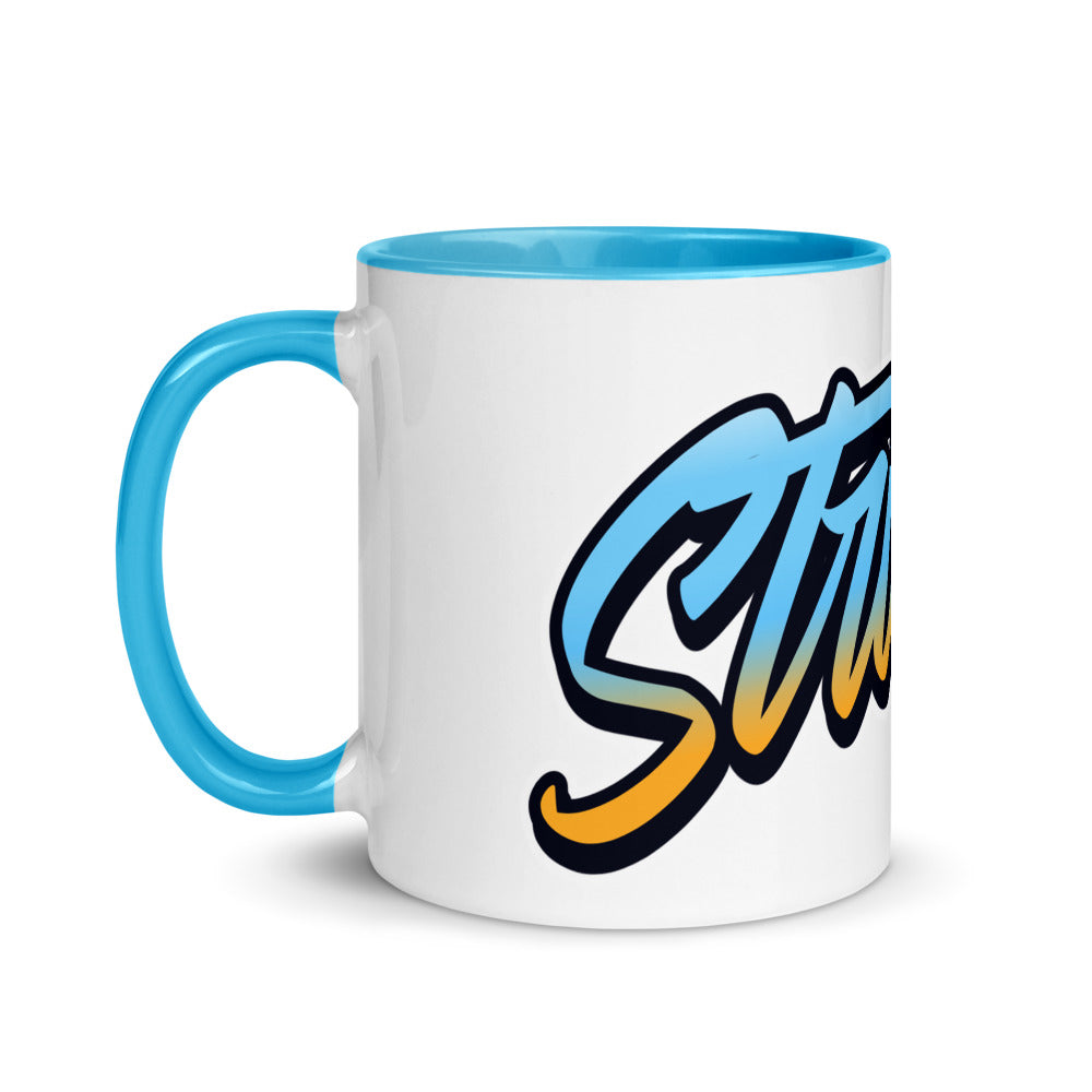 Strikers Classic Script Mug with Color Inside