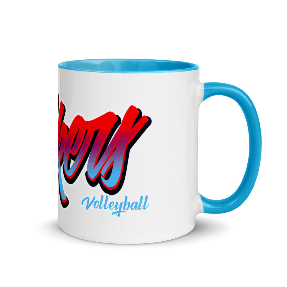 Strikers Script Mug with Color Inside