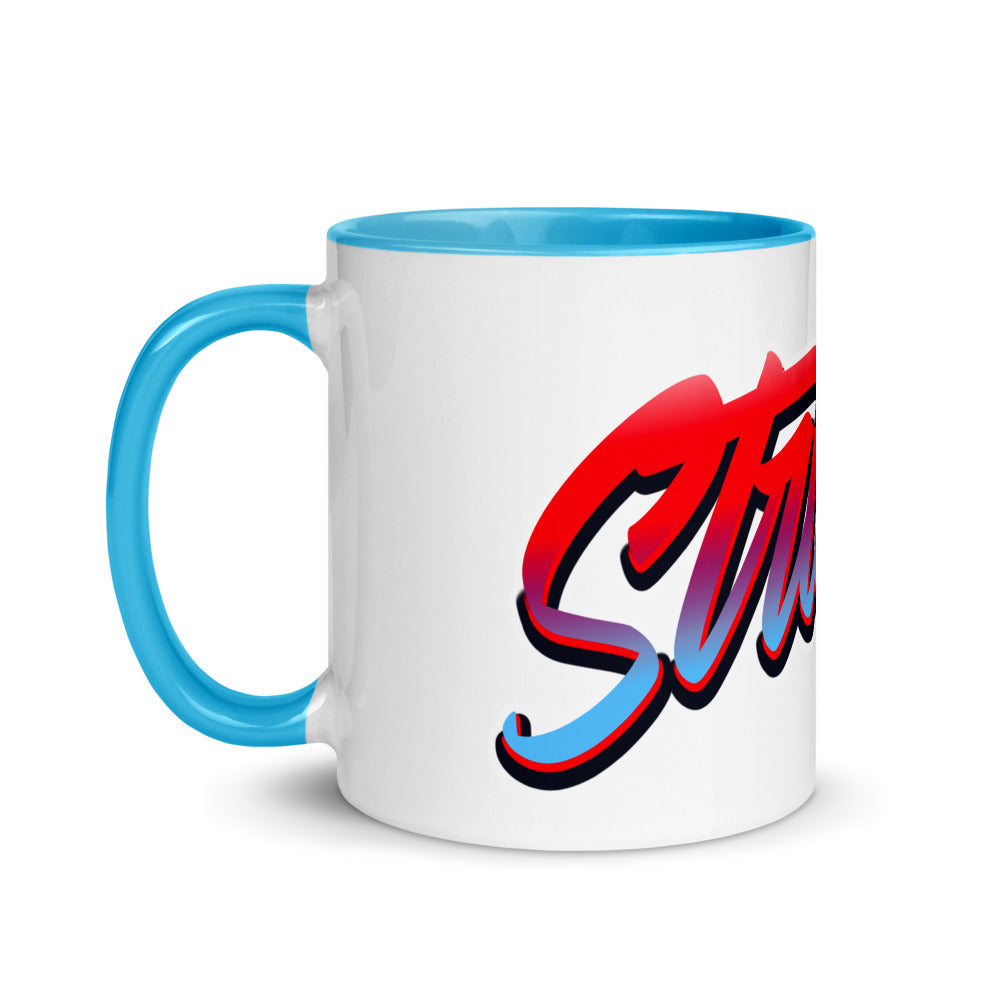 Strikers Script Mug with Color Inside
