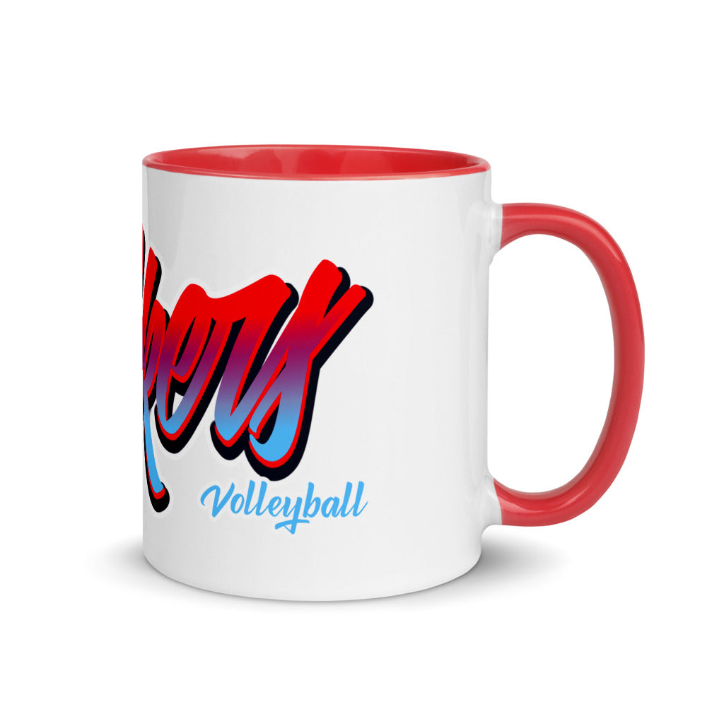 Strikers Script Mug with Color Inside